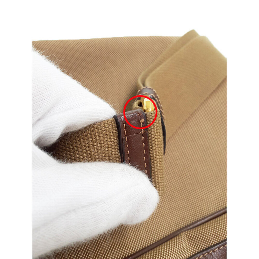 Prada Jacquard Logo Camera Bag beige brown canvas - Picture 6 of 9